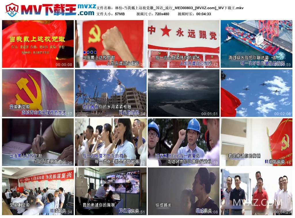 林怡-当我戴上这枚党徽_国语_流行_MED00803